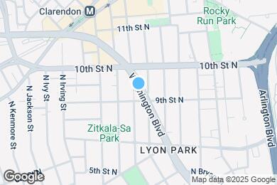 Map image of the property - 911 N Fillmore St