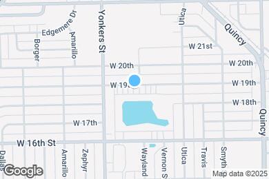 Map image of the property - 2403 W 19th
