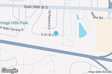 Map image of the property - 17313 E 41 St S