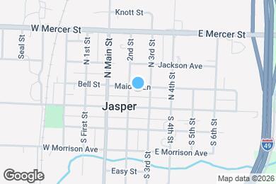 Map image of the property - 208 E Maiden Ln