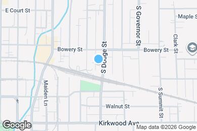 Map image of the property - 633 S Dodge St