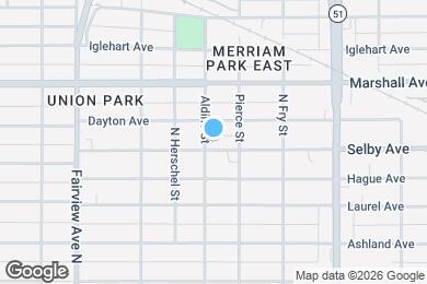 Map image of the property - 1693 Selby Ave