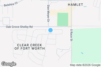 Map image of the property - 1505 Woodwinds Dr