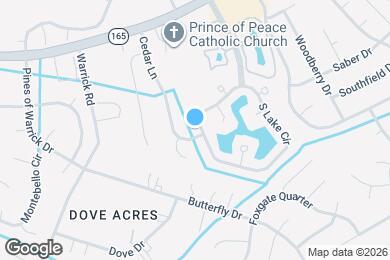 Map image of the property - 842 S Lake Cir