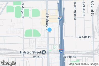Map image of the property - 1415 S Halsted St