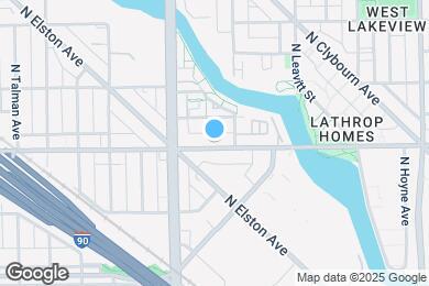 Map image of the property - 2318 W Diversey Ave