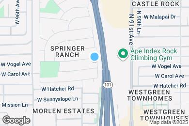 Map image of the property - 9528 N 92nd Dr