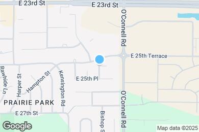 Map image of the property - 2105 E 25th Ct