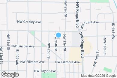 Map image of the property - 1057 NW 25th St
