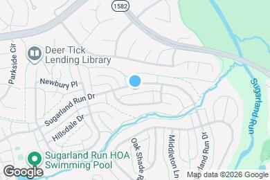 Map image of the property - 417 Sugarland Run Dr
