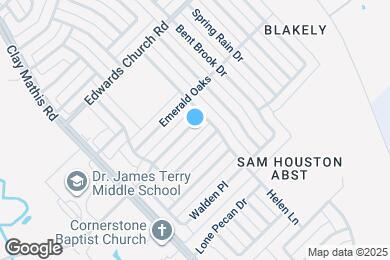 Map image of the property - 2012 Creek Royal Dr