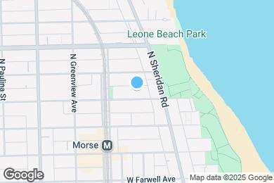Map image of the property - 1332 W Greenleaf Ave