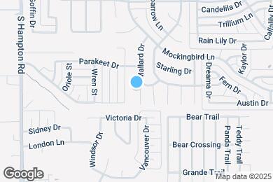 Map image of the property - 1505 Yellowbird Ct