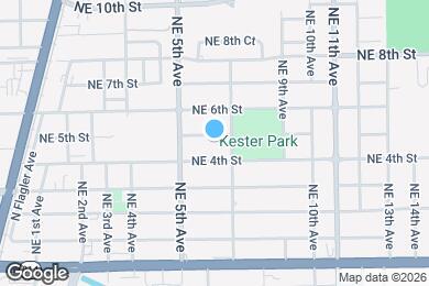 Map image of the property - 650 NE 5th St
