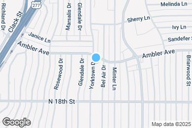 Map image of the property - 2117 Yorktown Dr