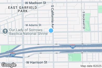 Map image of the property - 2807 W Jackson Blvd