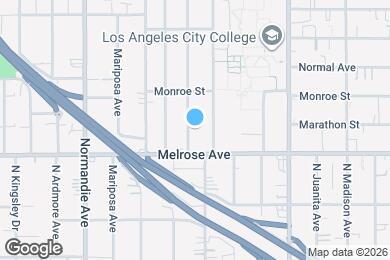 Map image of the property - 820 N Edgemont St