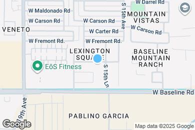Map image of the property - 1601 W Pollack St