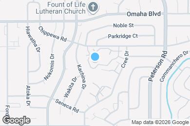 Map image of the property - 1268 Soaring Eagle Dr