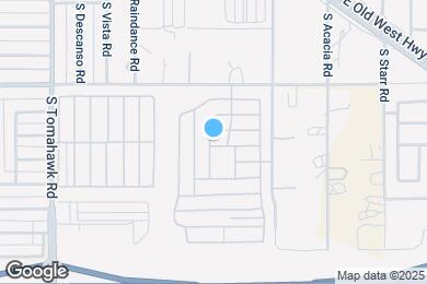 Map image of the property - 2172 E Pima Ave