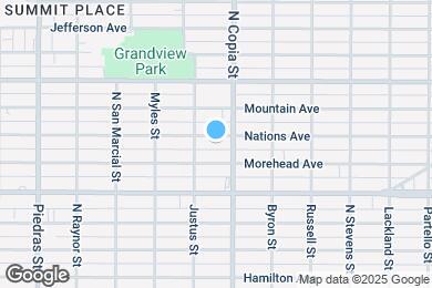 Map image of the property - 3318 Nations Ave