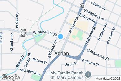 Map image of the property - 115 W Maumee St