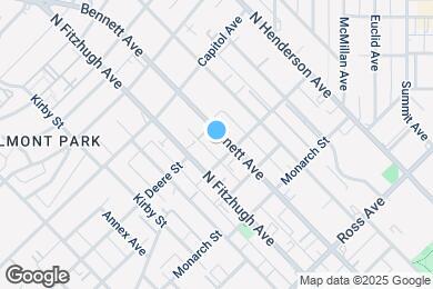 Map image of the property - 2109 Bennett Ave