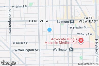 Map image of the property - 1114 W Belmont Ave