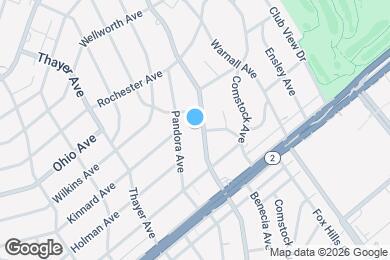 Map image of the property - 1557 S Beverly Glen Blvd