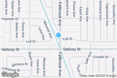 Map image of the property - 7635 Fallbrook Ave