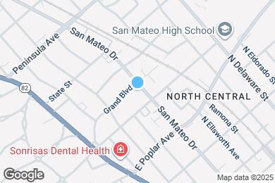 Map image of the property - 525 N San Mateo Dr