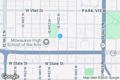 Map image of the property - 2135 W Juneau Ave