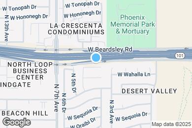 Map image of the property - 314 W Taro Ln