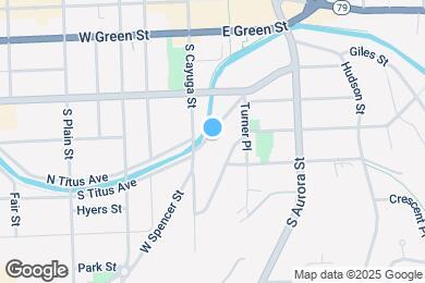 Map image of the property - 111 E Spencer St