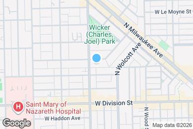 Map image of the property - 1969 W Evergreen Ave