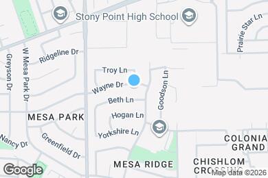 Map image of the property - 1405 Wayne Dr