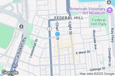 Map image of the property - 1000 S Charles St