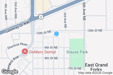 Map image of the property - 930 2nd Ave NE