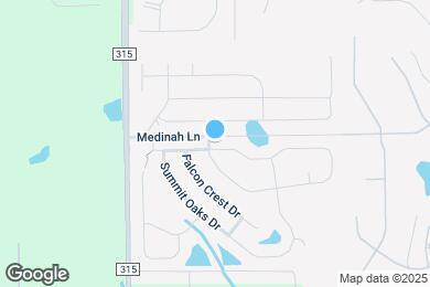 Map image of the property - 3442 Canyon Falls Dr