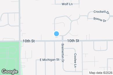 Map image of the property - 1022 Pine Mountain Way