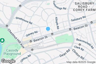 Map image of the property - 1856 Beacon St