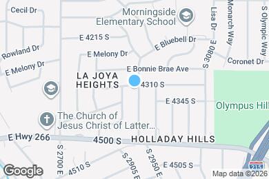 Map image of the property - 4326 S 2900 E St