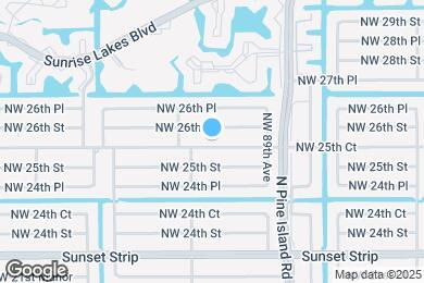 Map image of the property - 9111 NW 25th Ct
