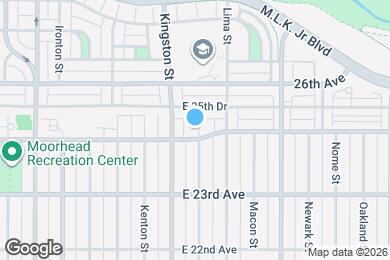 Map image of the property - 11185 E 25th Ave