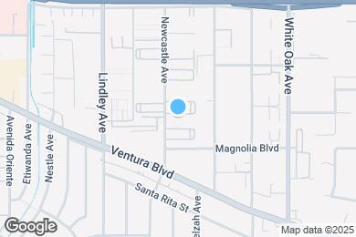 Map image of the property - Encino Hillcrest Apartments