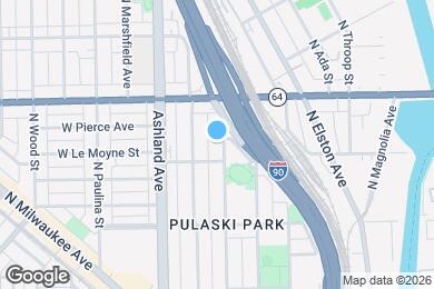 Map image of the property - 1512 N Greenview Ave