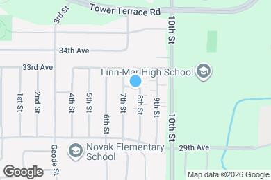 Map image of the property - 3190 8th St