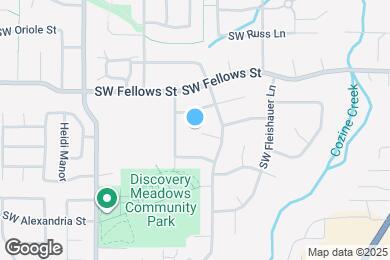 Map image of the property - 1555 SW Gilson Ct