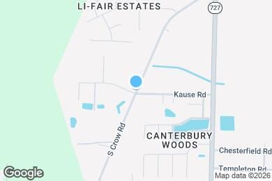 Map image of the property - 5 N Crow Rd