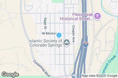 Map image of the property - 718 W Madison St